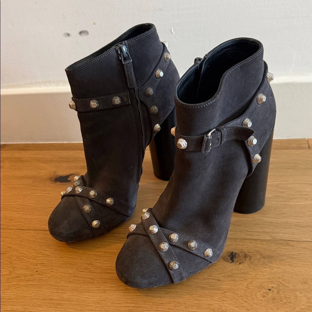 Balenciaga suede heels